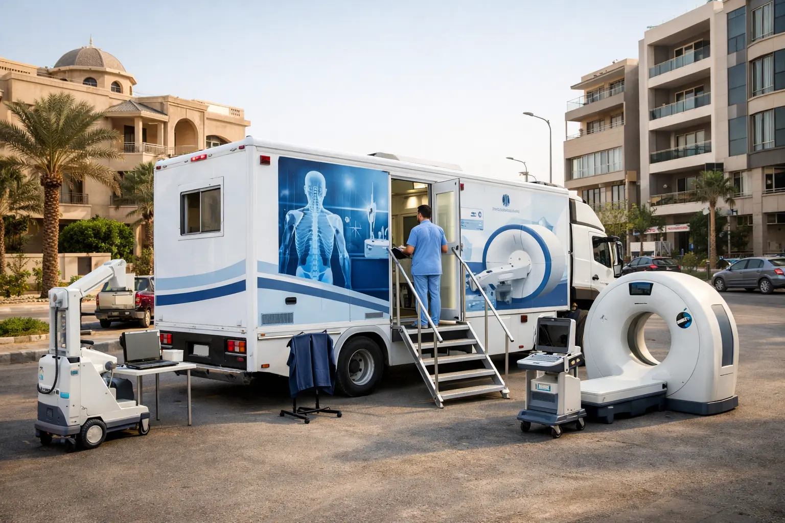 مركز أشعة متنقلة في التجمع الخامس