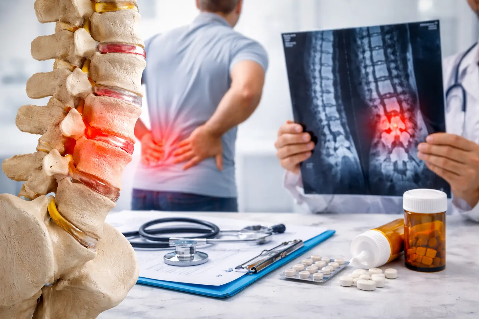 كيف أعرف أن لدي مشكلة بالعمود الفقري