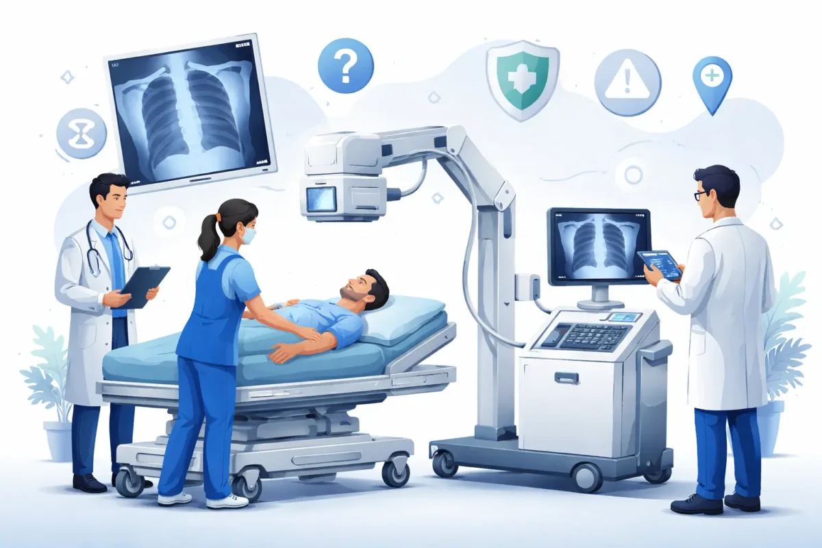 هل الأشعة المتنقلة مناسبة لجميع الحالات؟