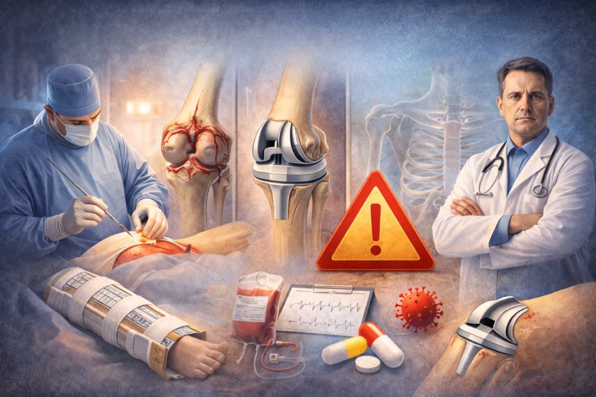 هل عملية تغيير مفصل الركبة خطيرة؟