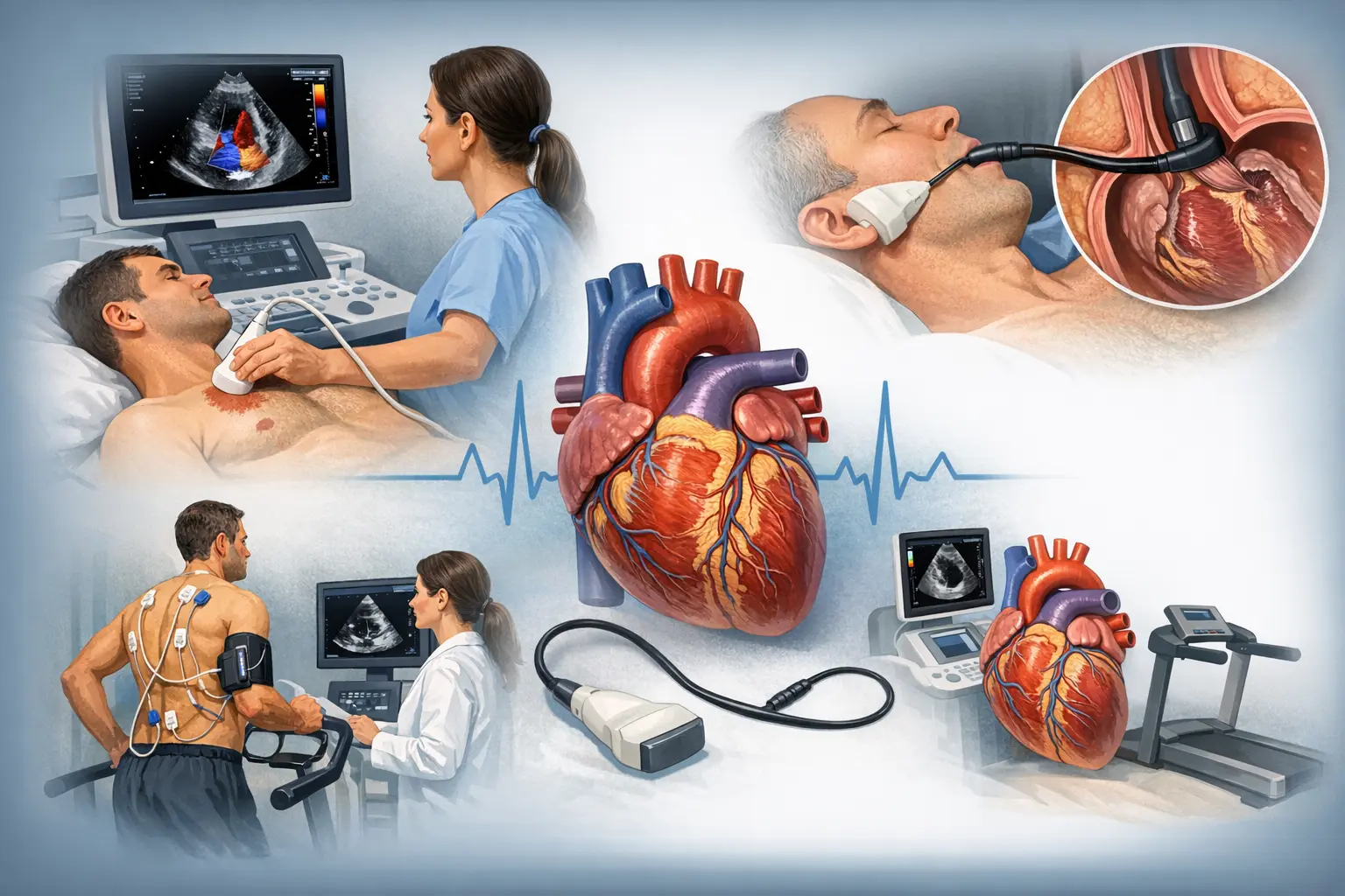 أنواع أشعة الإيكو