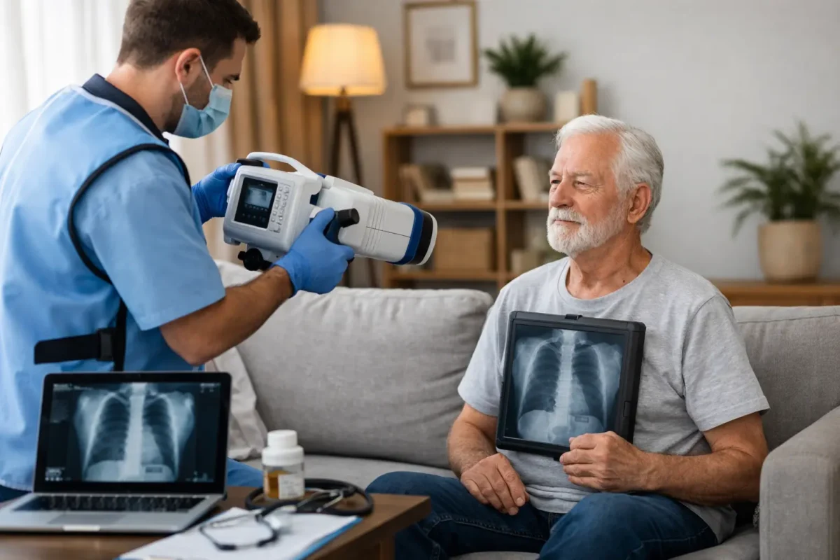 كيف تتم أشعة اكس راي في المنزل