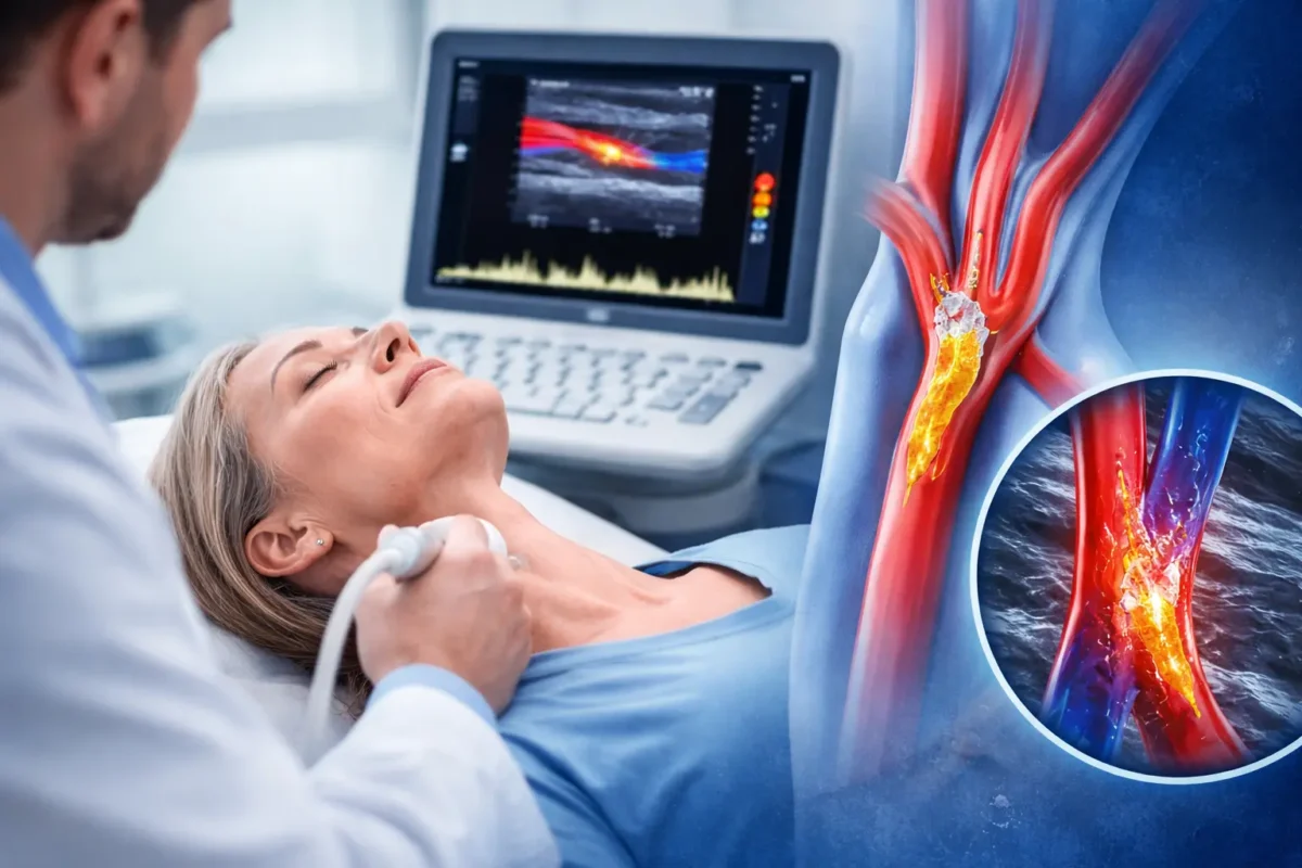 كيفية إجراء دوبلر على شرايين الرقبة